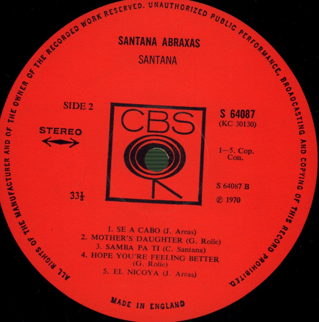 Santana - Abraxas - Lp