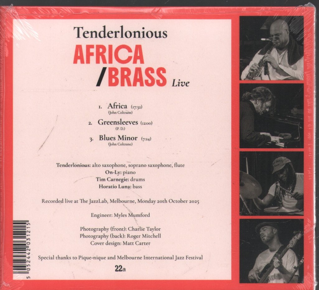 Tenderlonious - Africa/Brass Live - Cd
