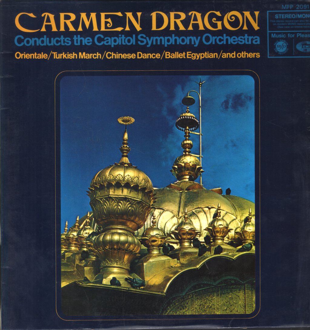 Carmen Dragon / Capitol Symphony Orchestra - Orientale/Turkish March/Chinese Dance/Ballet Egyptian/And Others - Lp