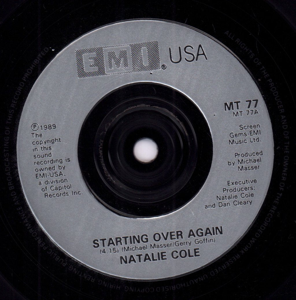 Natalie Cole - Starting Over Again - 7 Inch