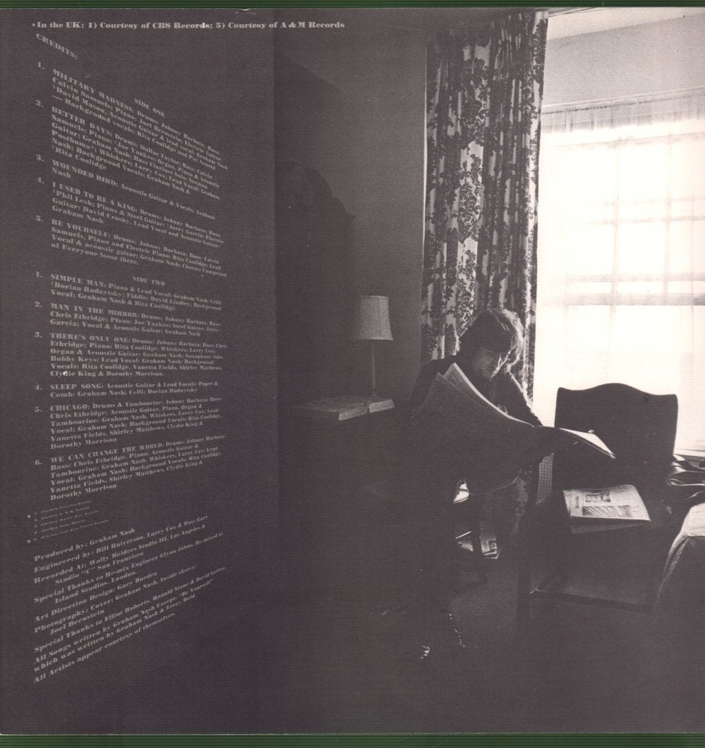Graham Nash - Songs For Beginners - Lp