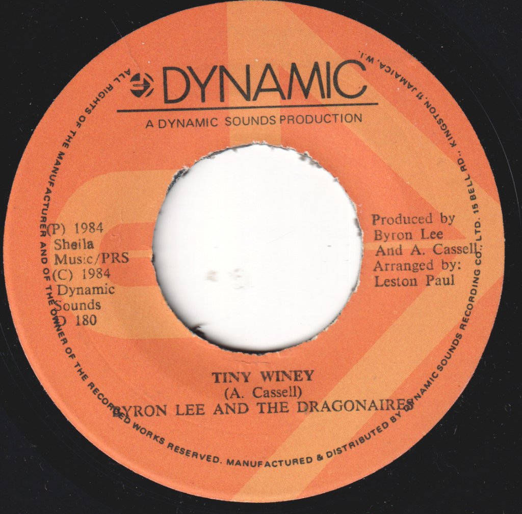 Byron Lee And The Dragonaires - Tiny Winey - 7 Inch