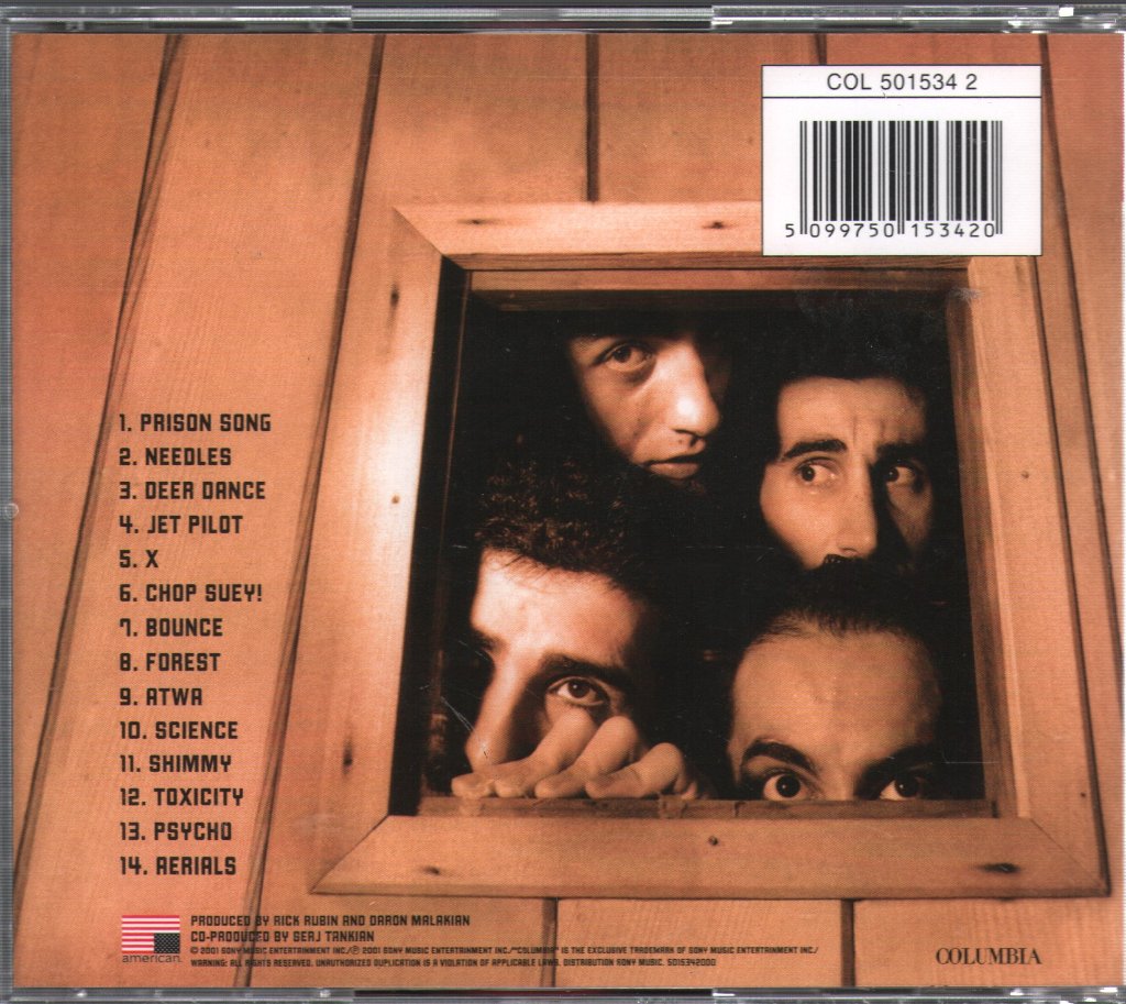 System Of A Down - Toxicity - Cd