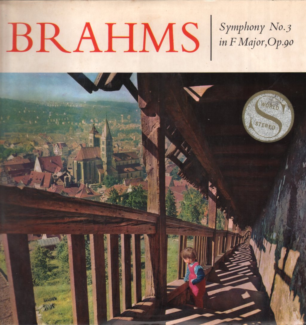 Leopold Stokowski / Houston Symphony Orchestra - Brahms - Symphony No. 3 In F Major, Opus 90 - Lp