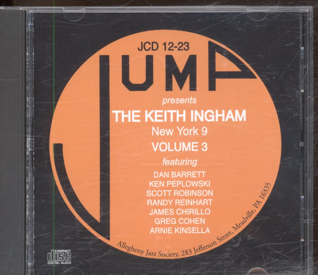 Keith Ingham New York 9 - Volume 3 - Cd