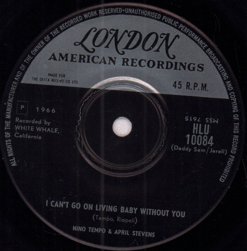Nino Tempo And April Stevens - All Strung Out - 7 Inch