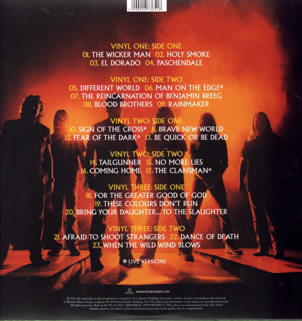 Iron Maiden - From Fear To Eternity - The Best Of 1990-2010 - Triple Lp