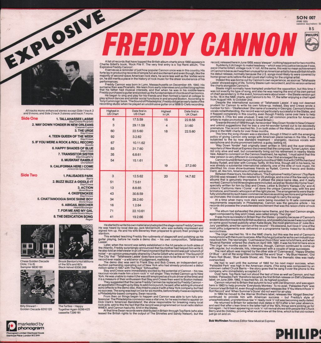 Freddy Cannon - Explosive Freddy Cannon - Lp