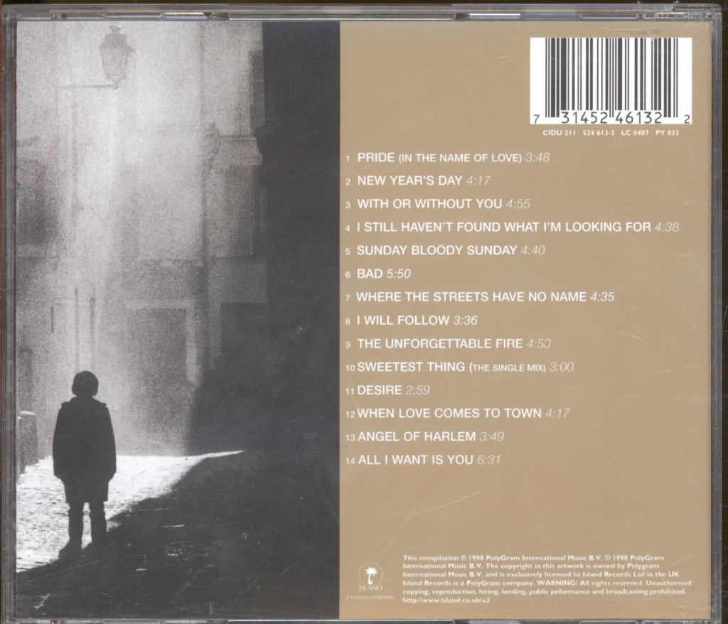 U2 - Best Of 1980-1990 - Cd