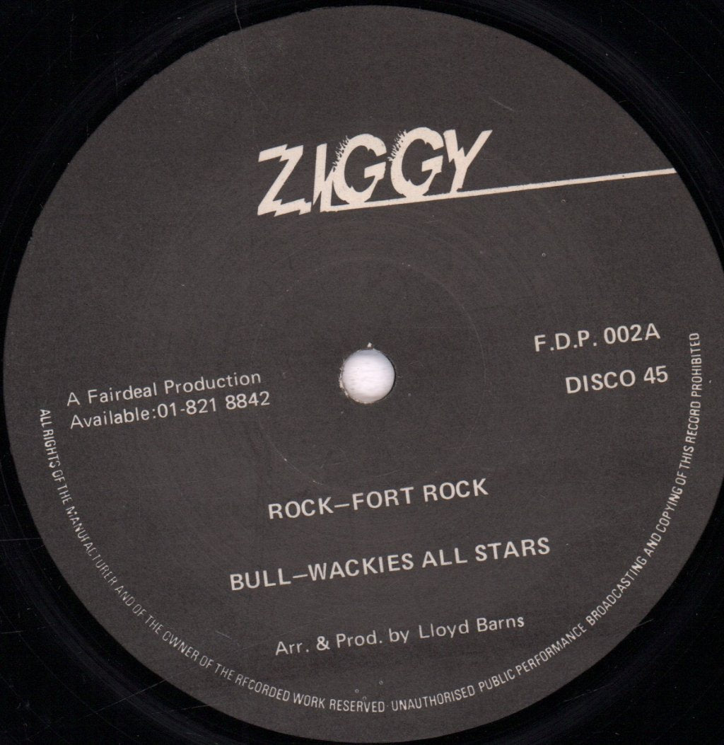 Bull-wackies All Stars - Rock-Fort Rock - 12 Inch