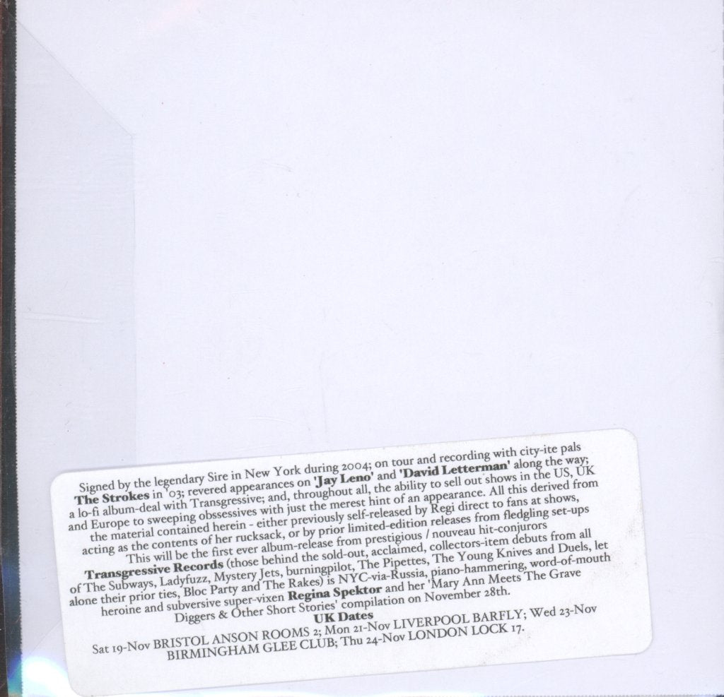 Regina Spektor - Carbon Monoxide - Cdr
