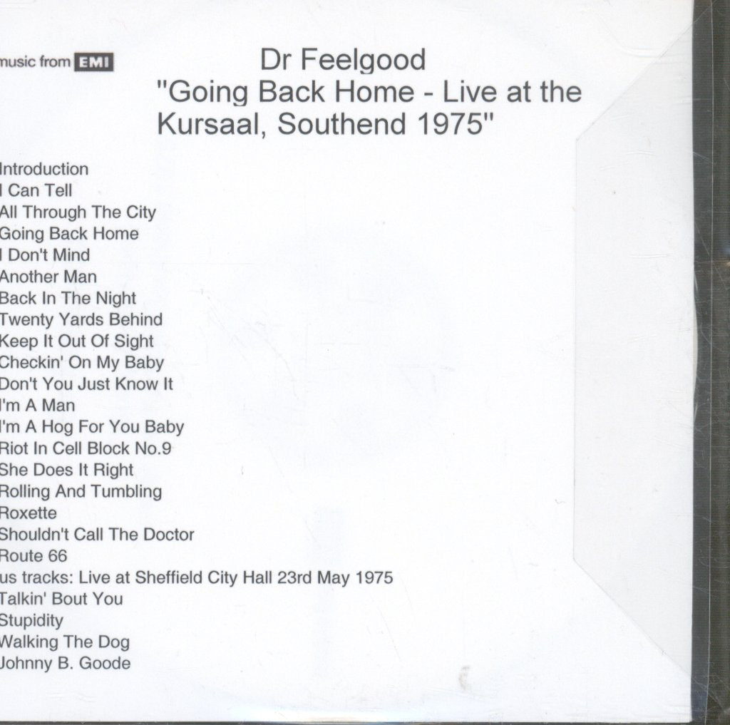 Dr. Feelgood - Going Back Home - Live At The Kursaal, Southern 1975 - Cdr