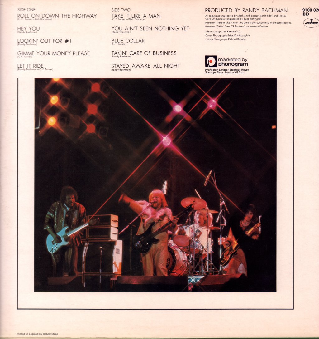 Bachman Turner Overdrive - Best Of B.T.O. (So Far) - Lp