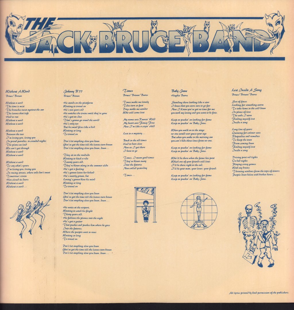 Jack Bruce Band - How's Tricks - Lp