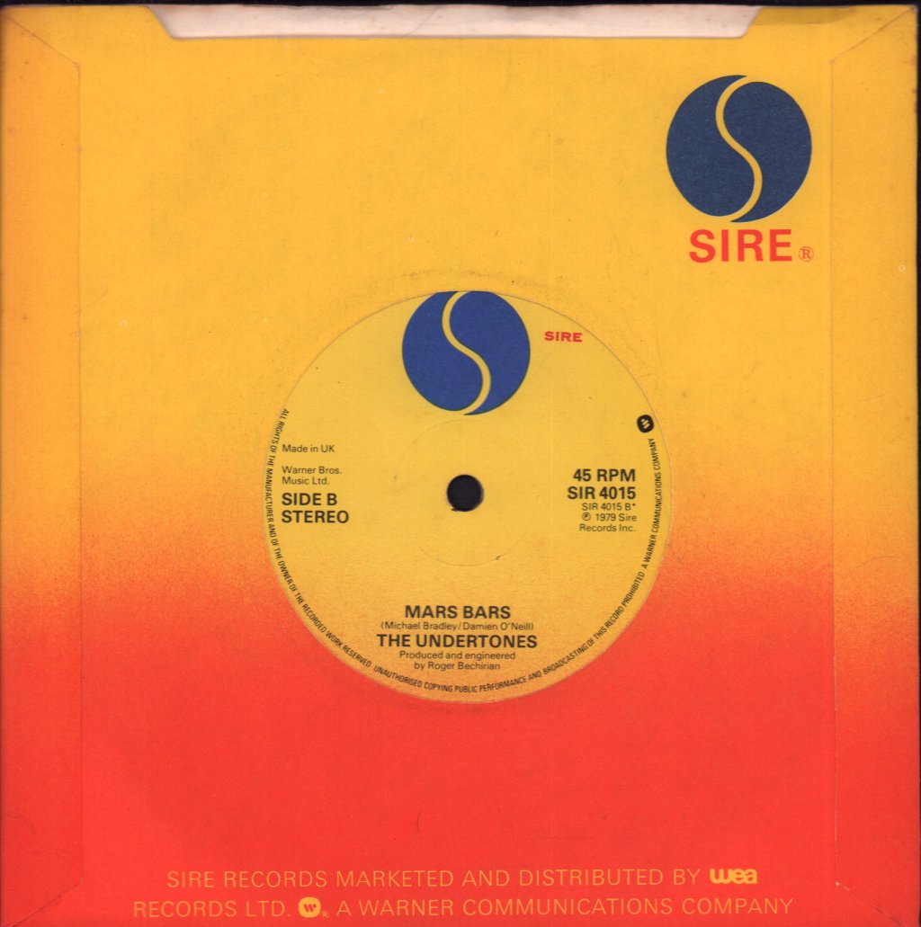 Undertones - Jimmy Jimmy - 7 Inch