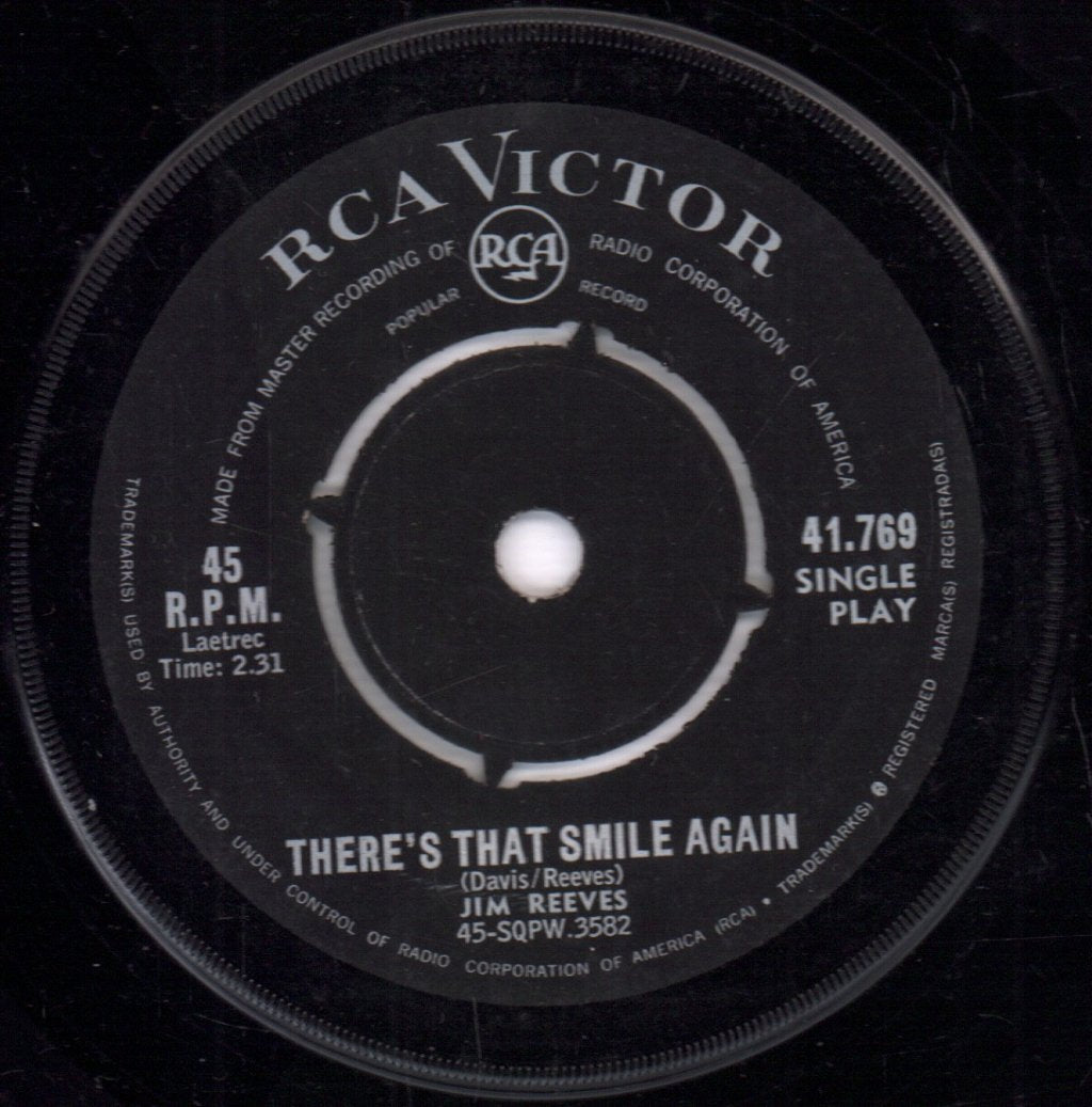 Jim Reeves - In The Misty Moonlight - 7 Inch