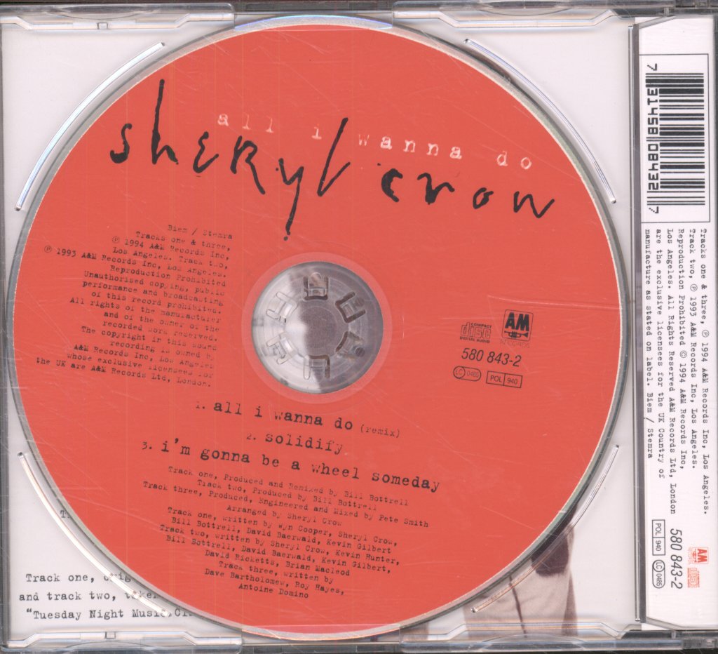 Sheryl Crow - All I Wanna Do - Cd