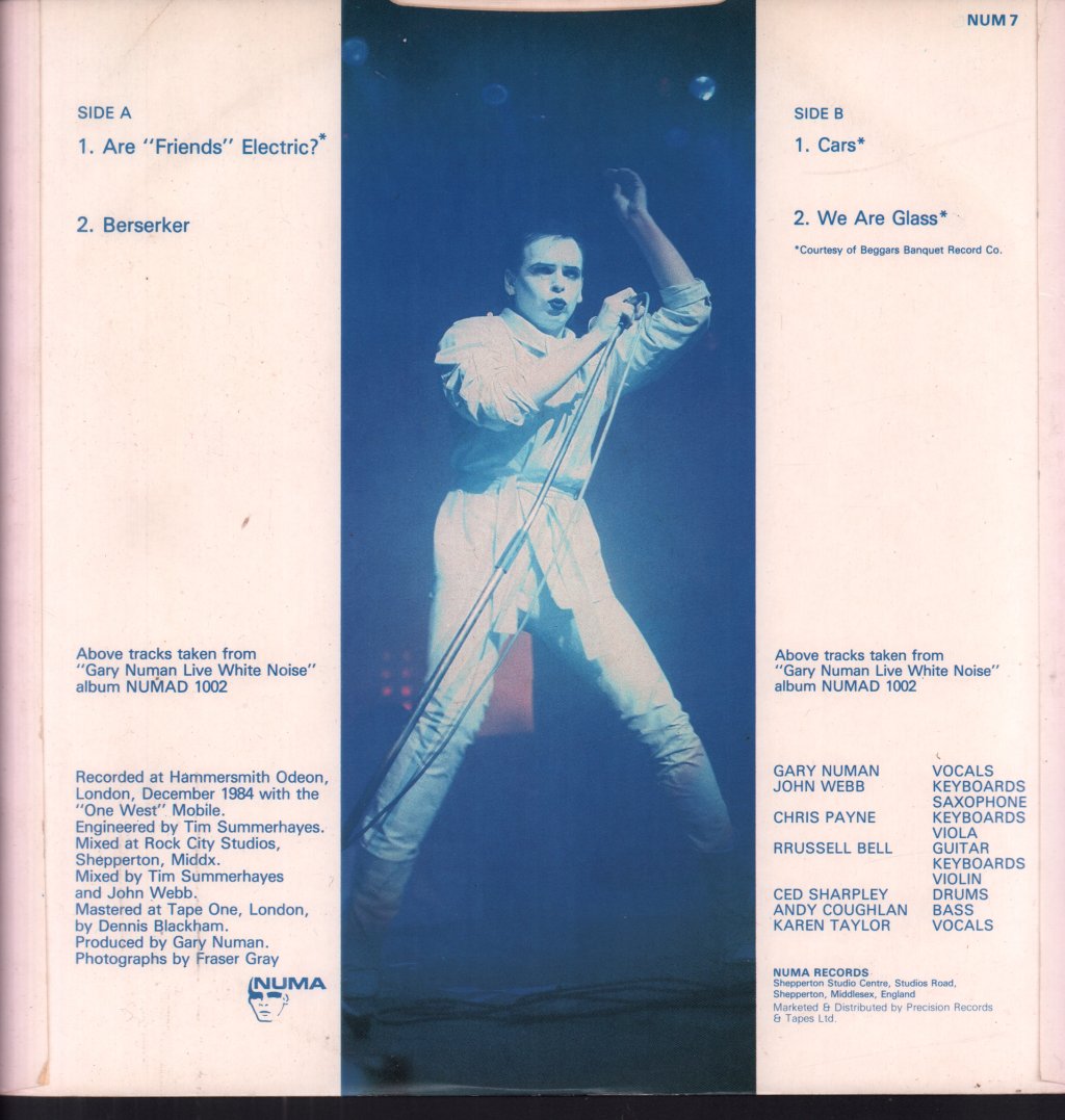 Gary Numan - Live Ep - 12 Inch