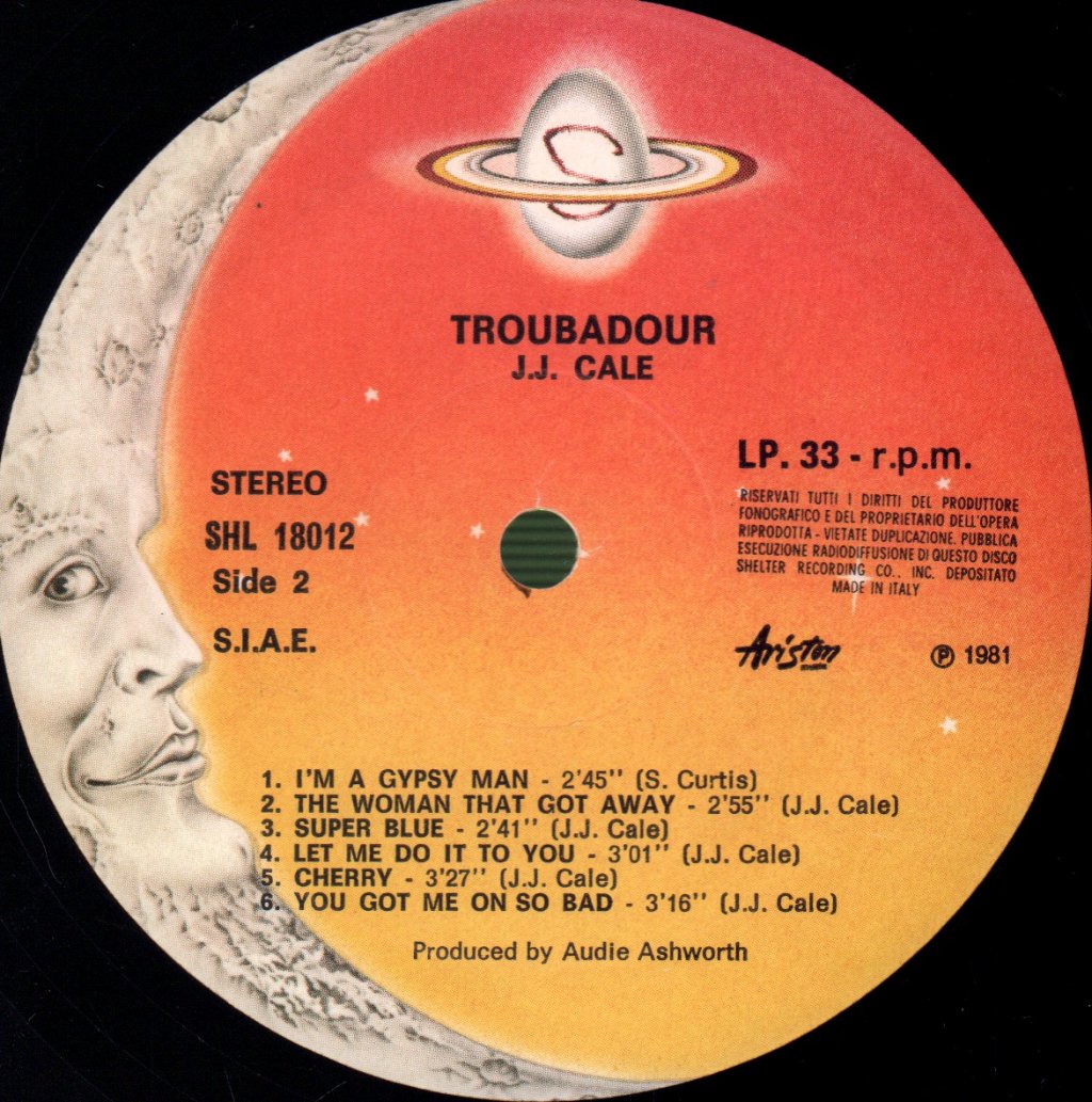 J.J. Cale - Troubadour - Lp