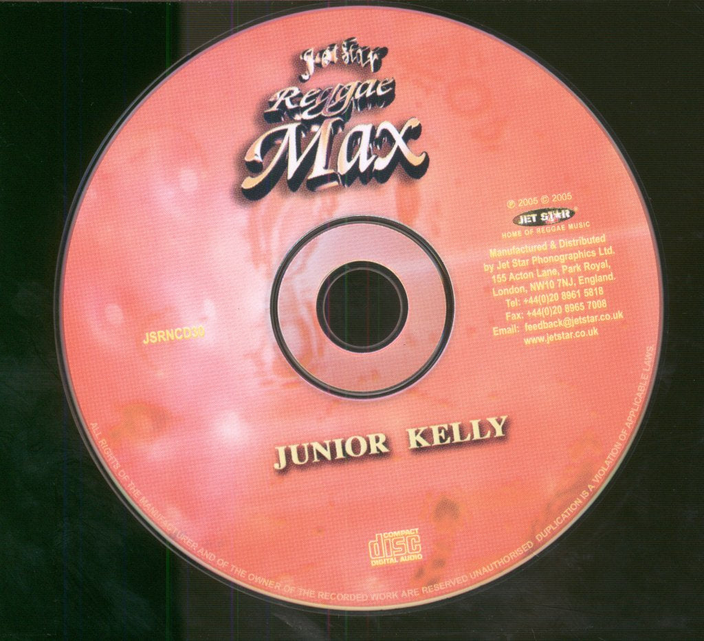 Junior Kelly - Jet Star Reggae Max - Cd