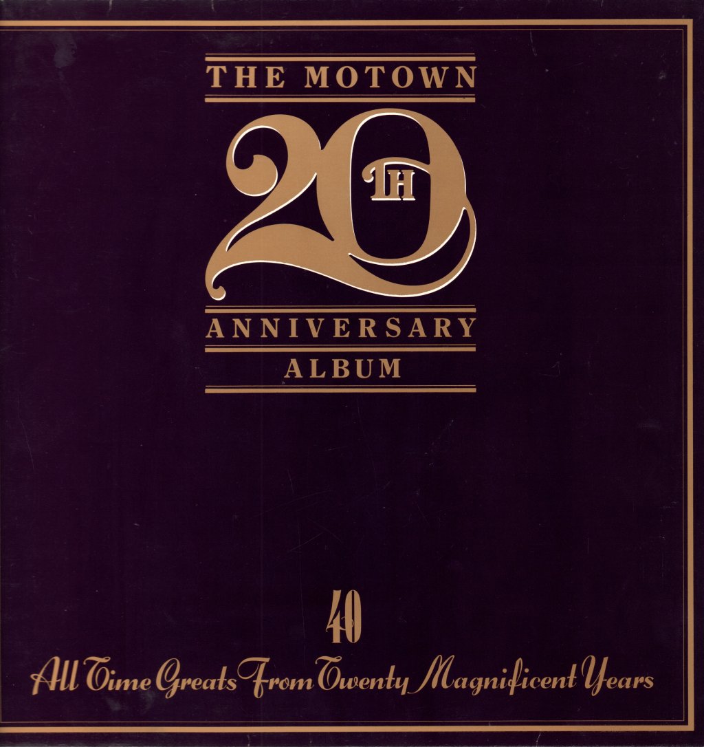 Various Artists - Motown 20th Anniversary Album - Double Lp