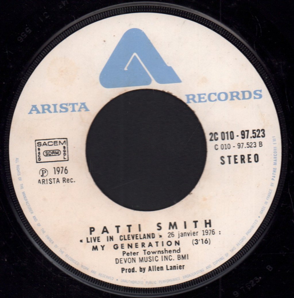 Patti Smith Group - Gloria - 7 Inch