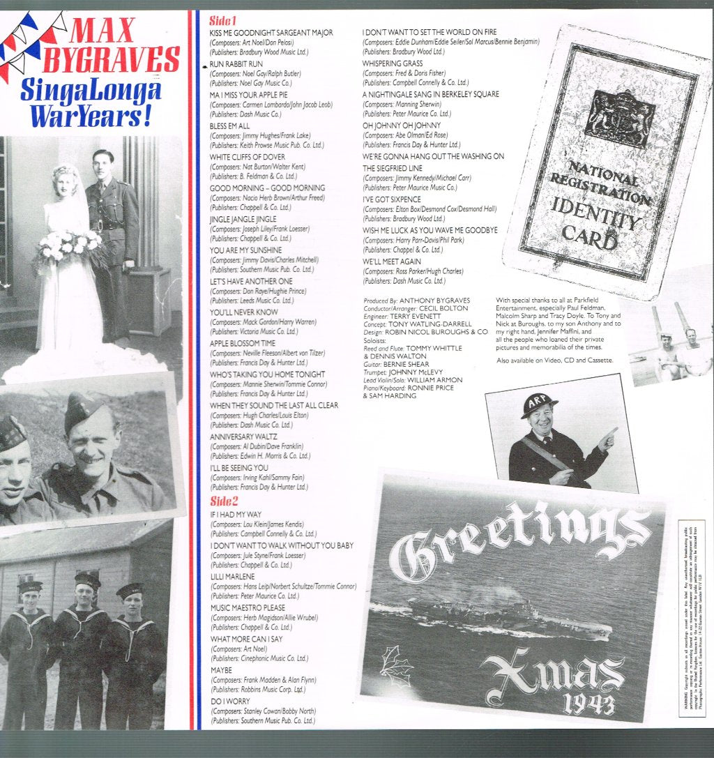 Max Bygraves - SingaLongaWarYears - Lp