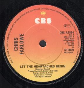 Chris Farlowe - Let The Heartaches Begin - 7 Inch