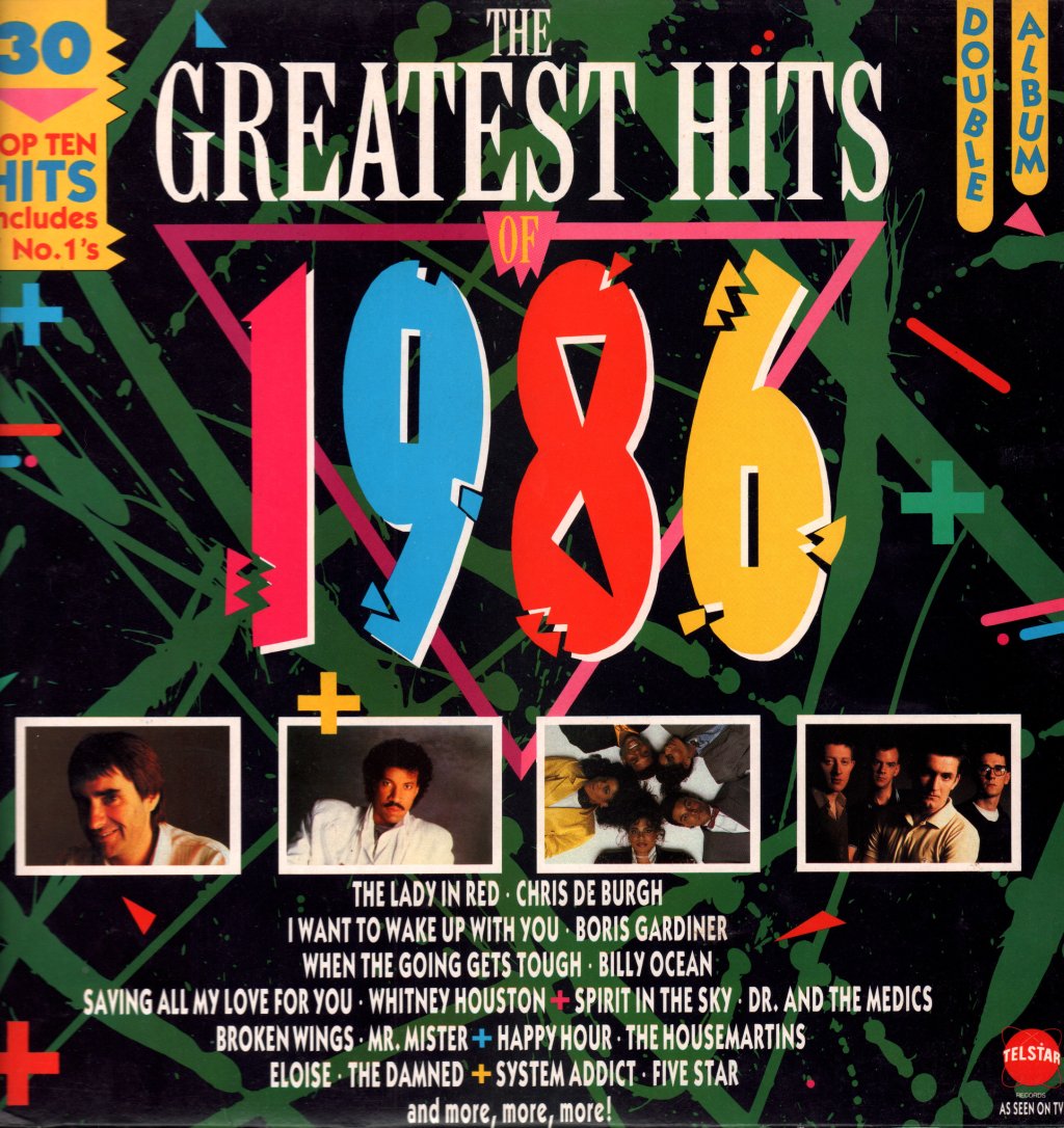 Various Artists - Greatest Hits Of 1986 - Double Lp