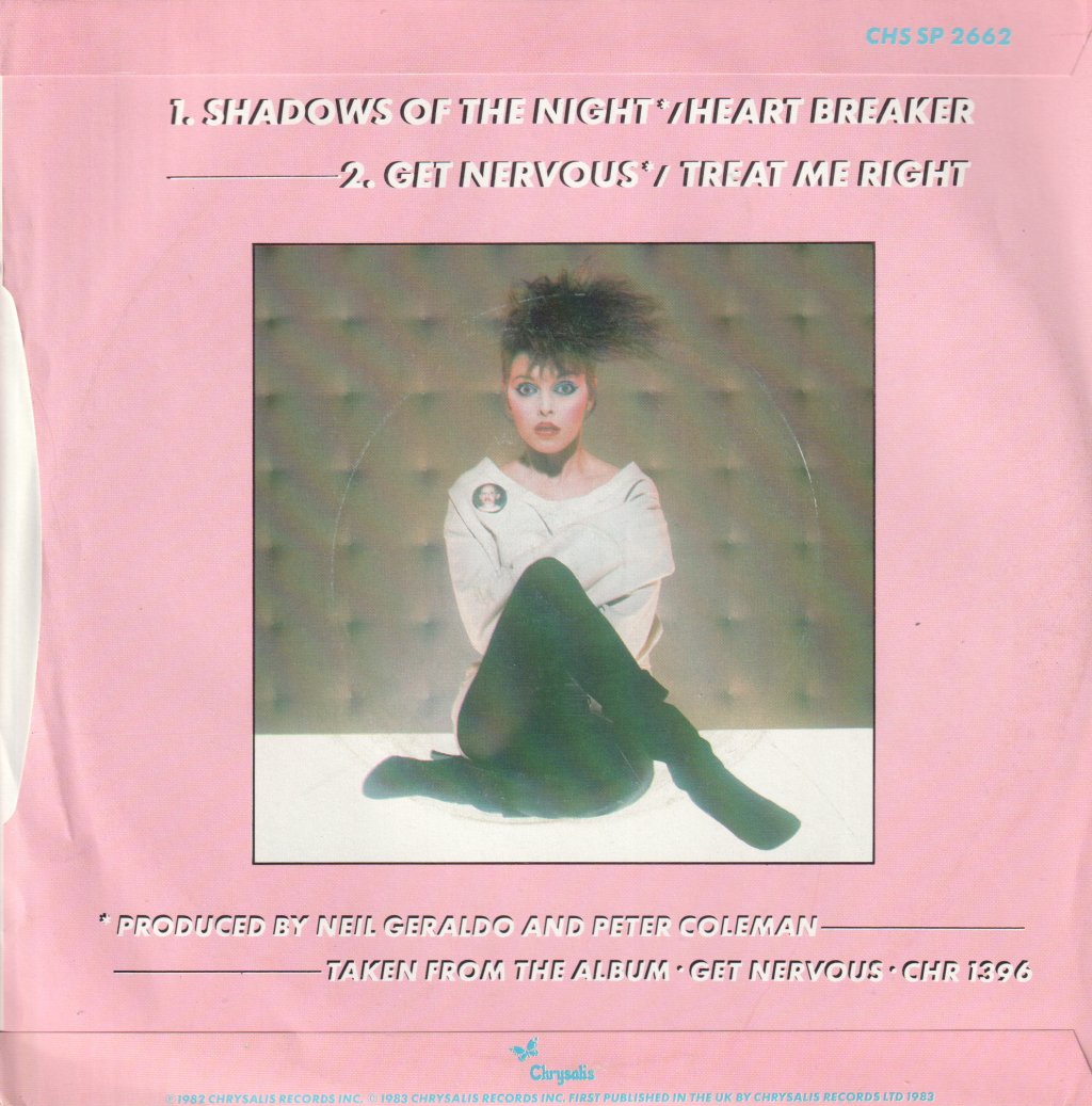 Pat Benatar - Shadows Of The Night - 7 Inch