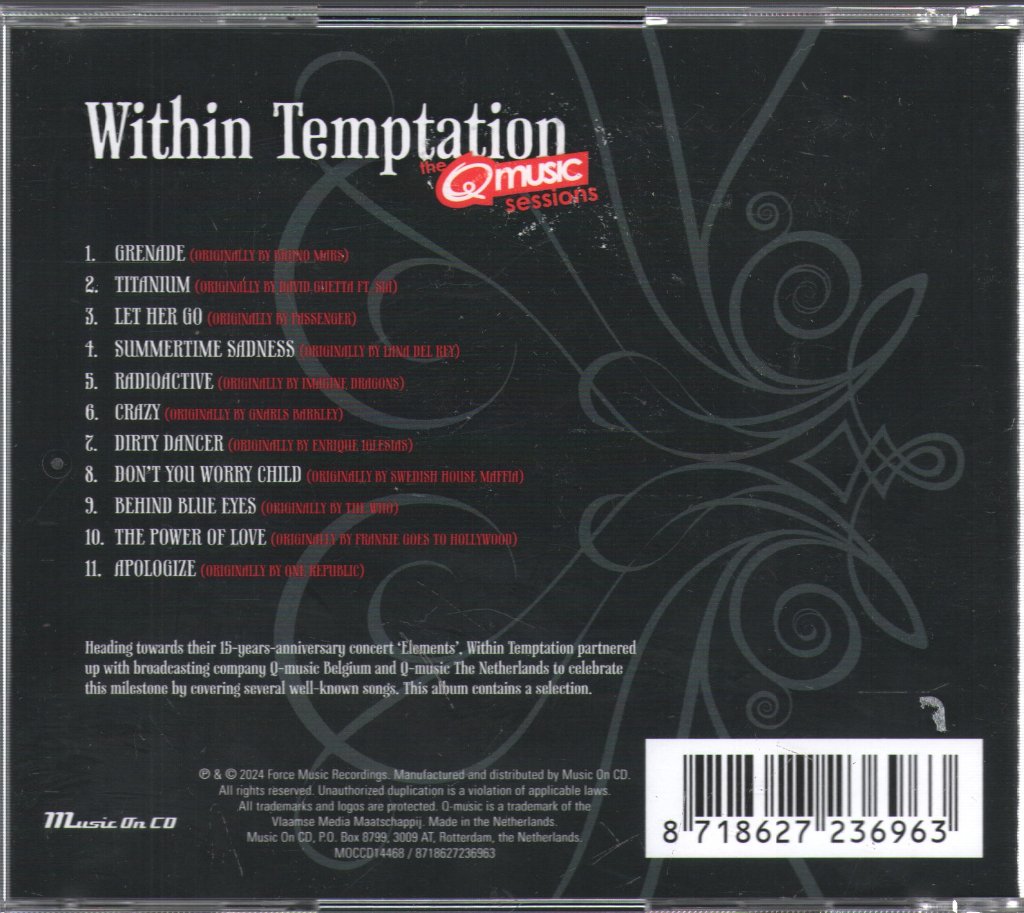 Within Temptation - Q-Music Sessions - Cd