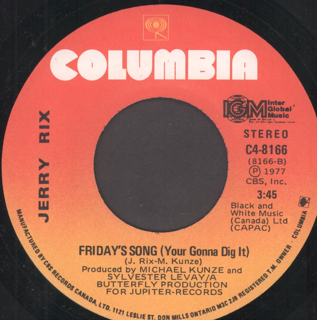 Jerry Rix - I Wanna See You Dance - 7 Inch