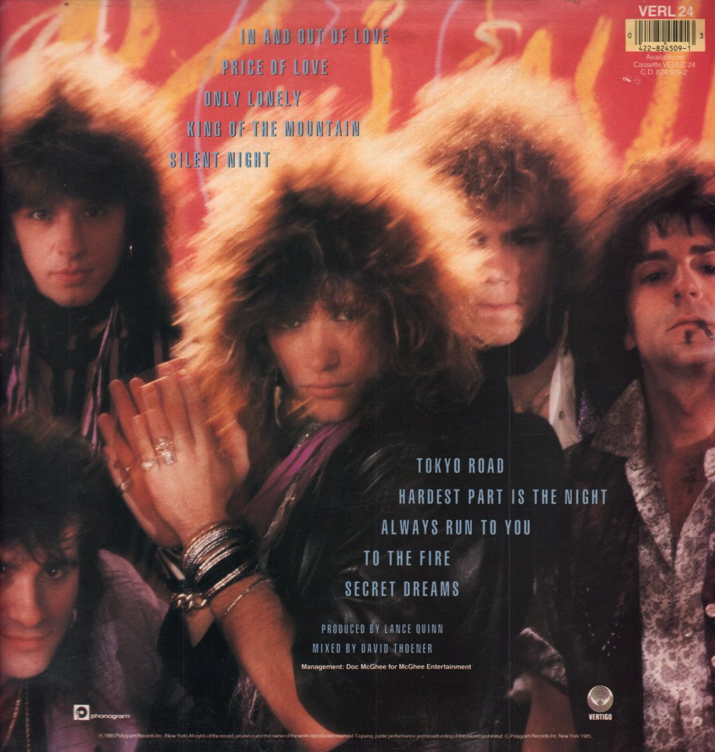 Bon Jovi - 7800 Degrees Fahrenheit - Lp