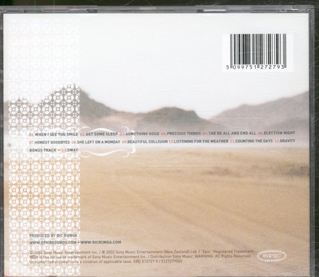 Bic Runga - Beautiful Collision - Cd