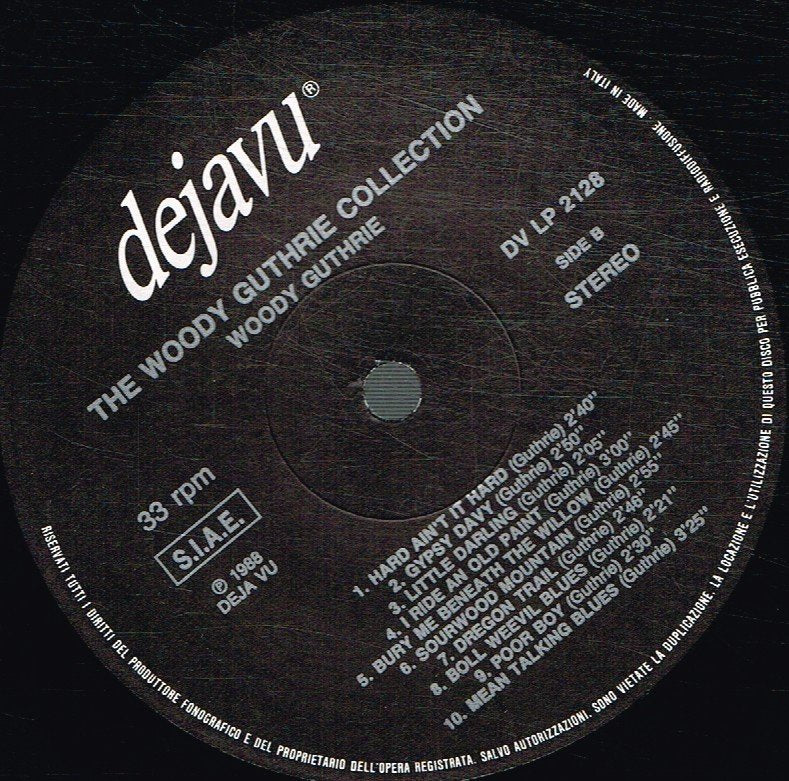 Woody Guthrie - Collection (20 Golden Greats) - Lp