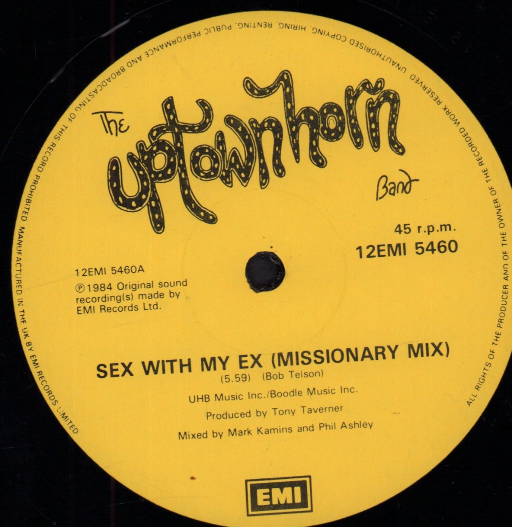 Uptownhorn Band - Sex With My Ex - 12 Inch