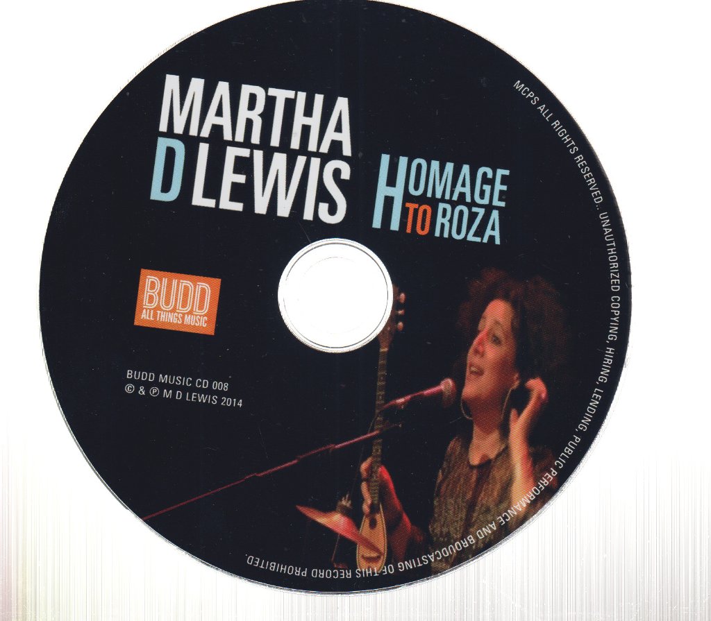 Martha D Lewis - Homage To Roza - Cd