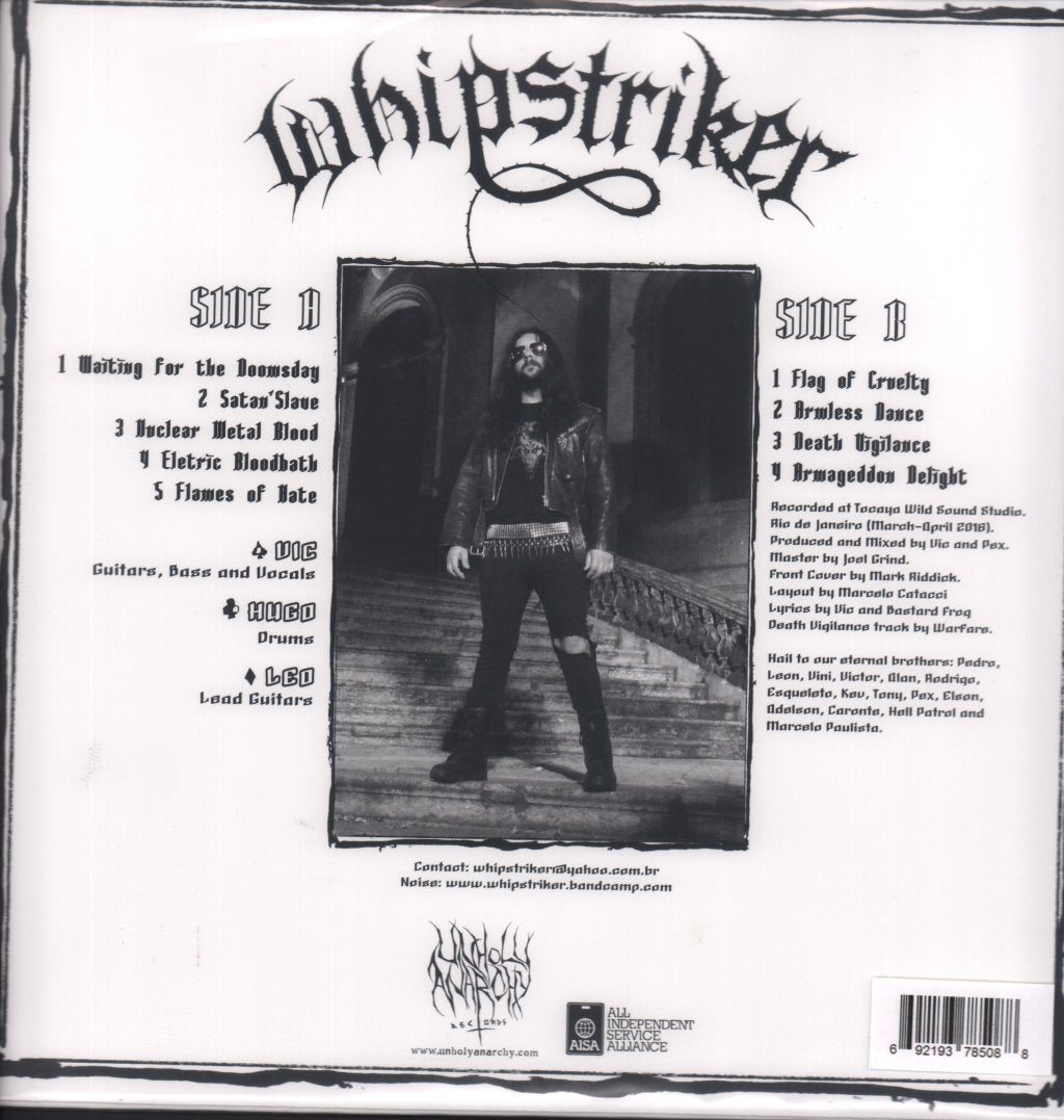 Whipstriker - Only Filth Will Prevail - Lp