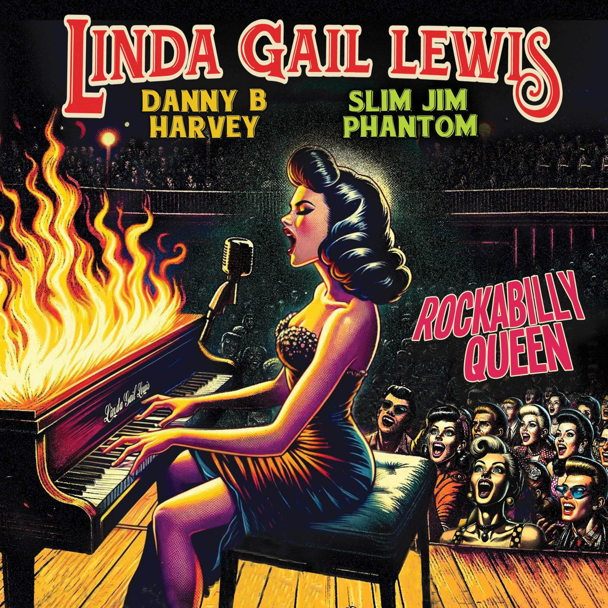 Linda Gail Lewis - Rockabilly Queen - Lp