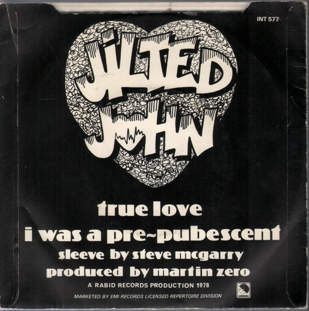 Jilted John - True Love - 7 Inch