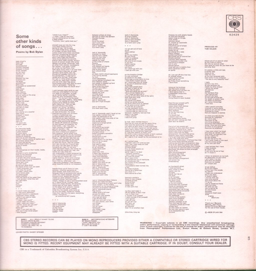 Bob Dylan - Another Side Of - Lp