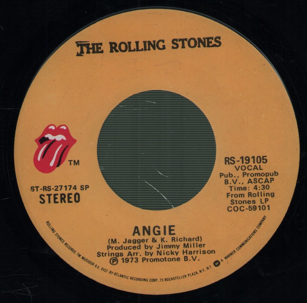 Rolling Stones - Angie - 7 Inch