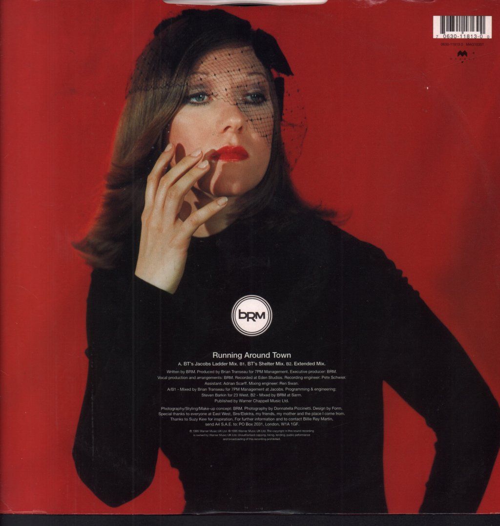 Billie Ray Martin - Running Around Town - 12 Inch