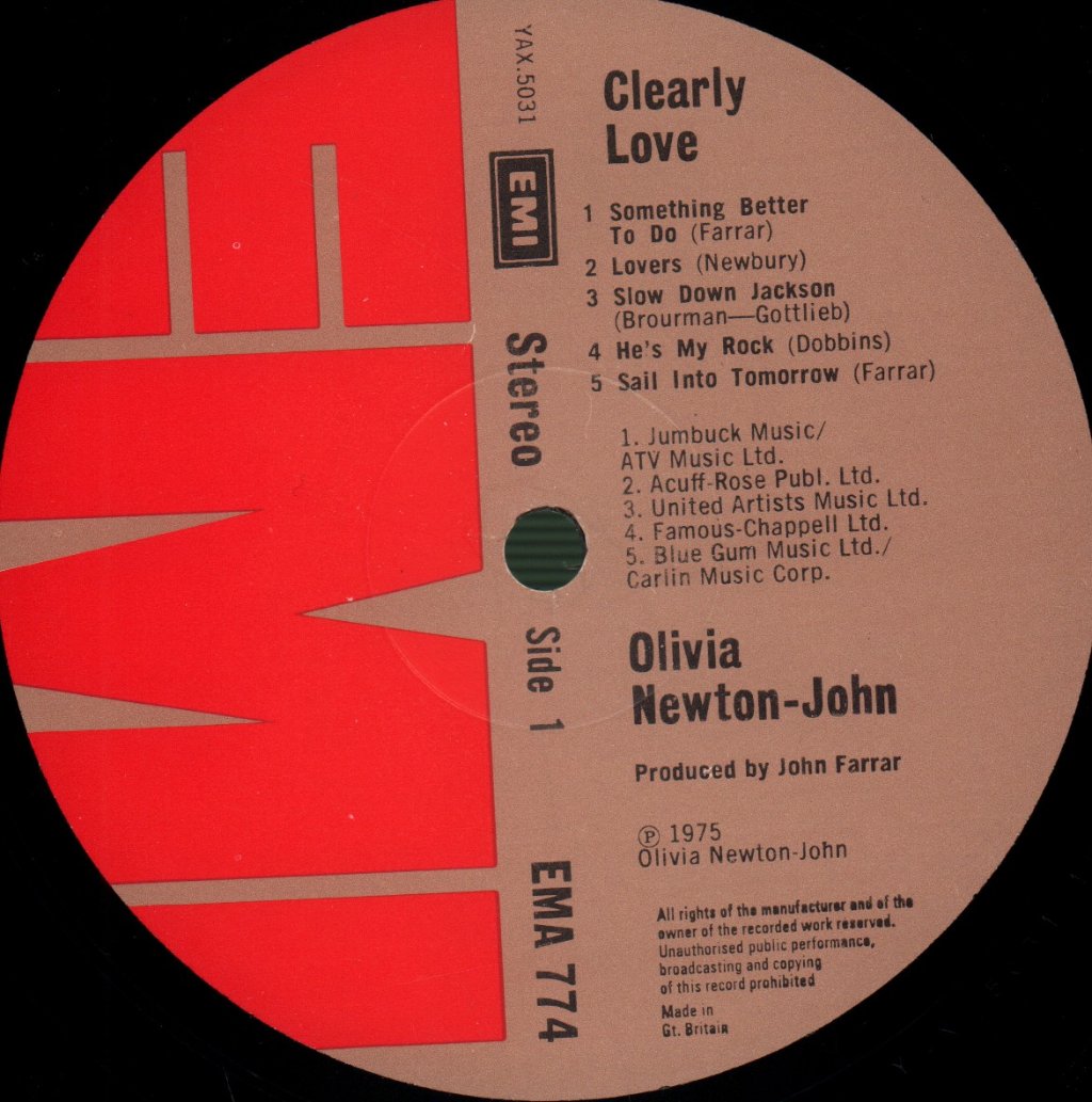 Olivia Newton John - Clearly Love - Lp