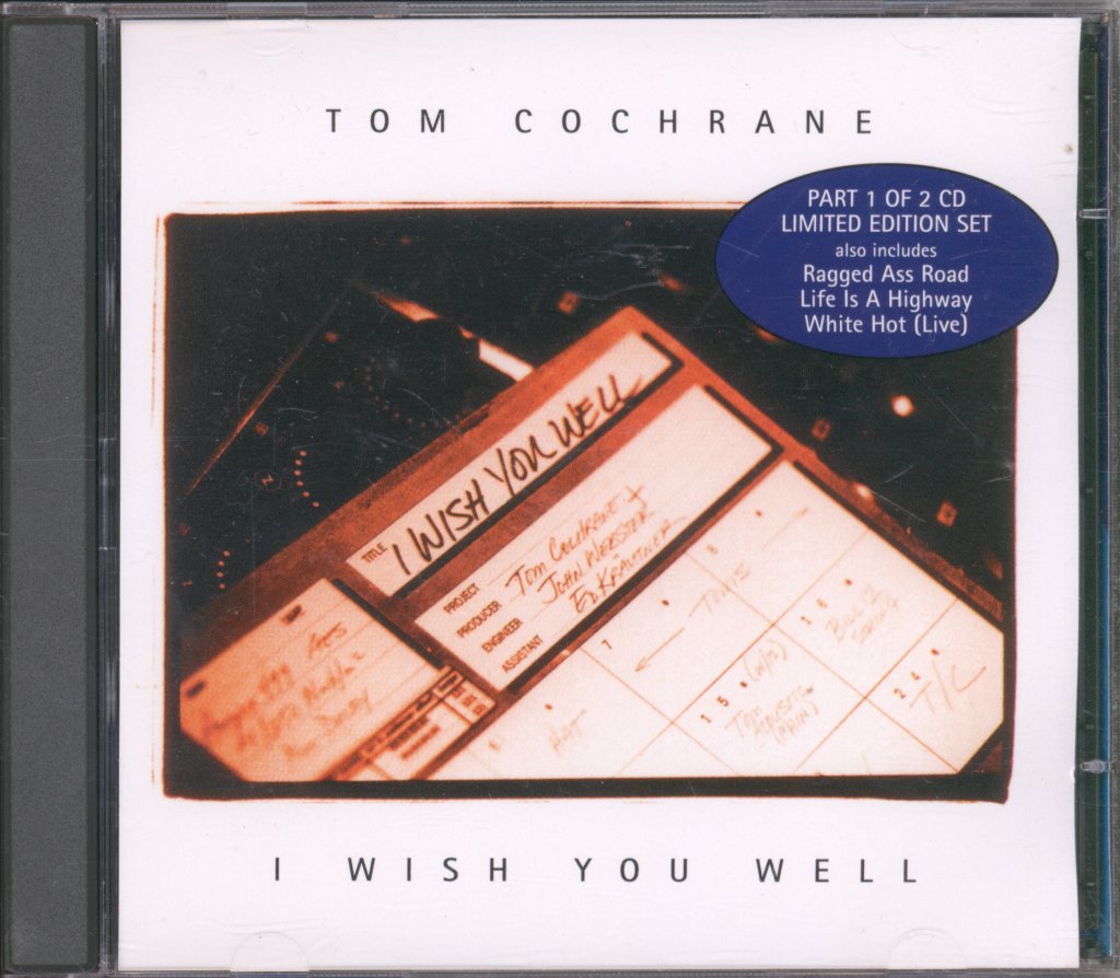 Tom Cochrane - I Wish You Well - Cd