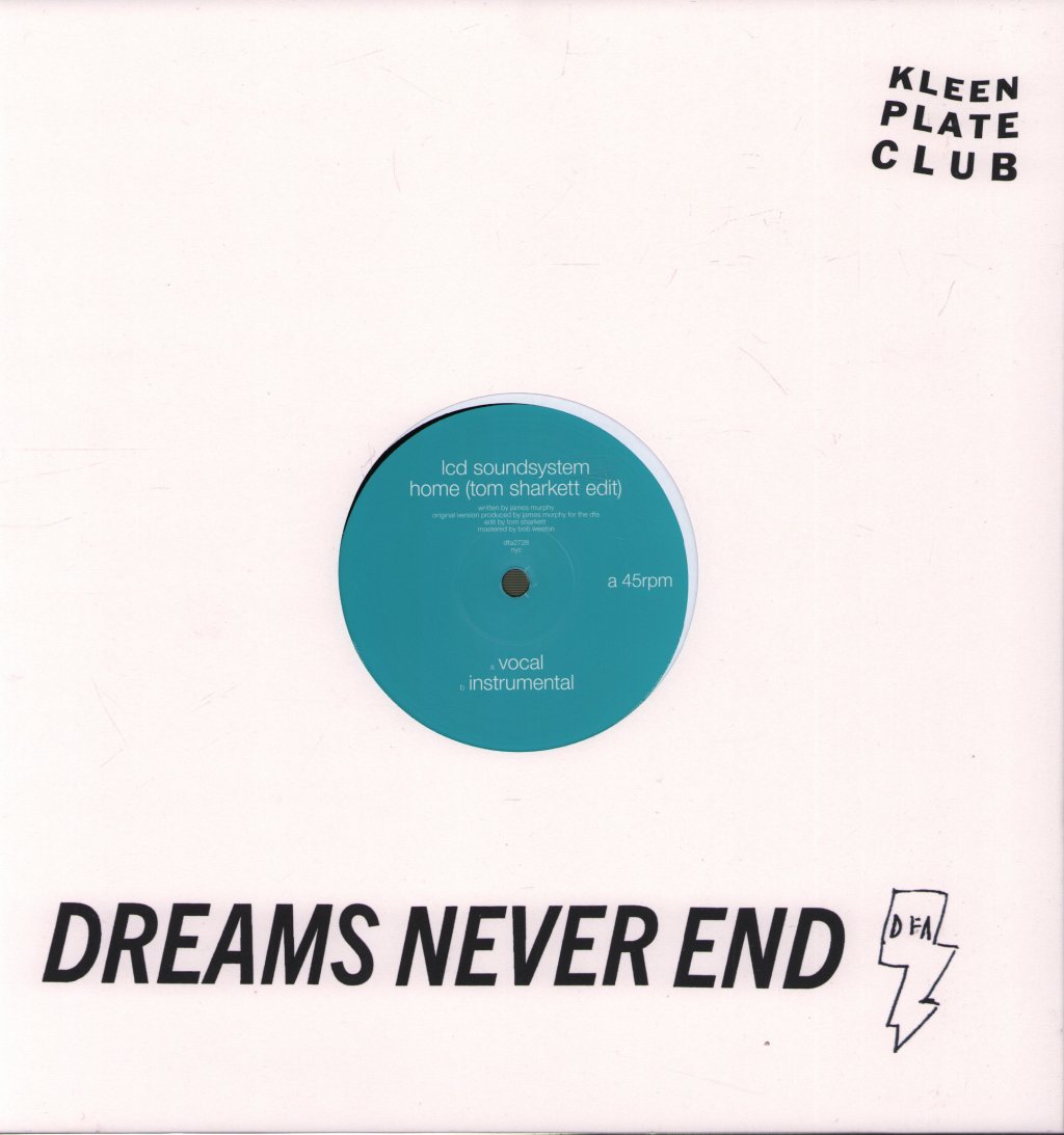 LCD Soundsystem - Home (Tom Sharkett Edit) - 12 Inch