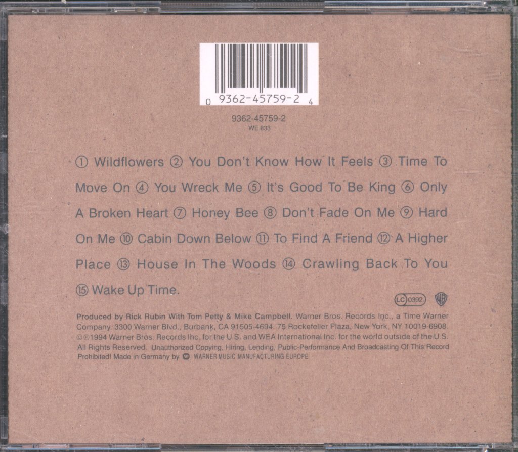 Tom Petty - Wildflowers - Cd