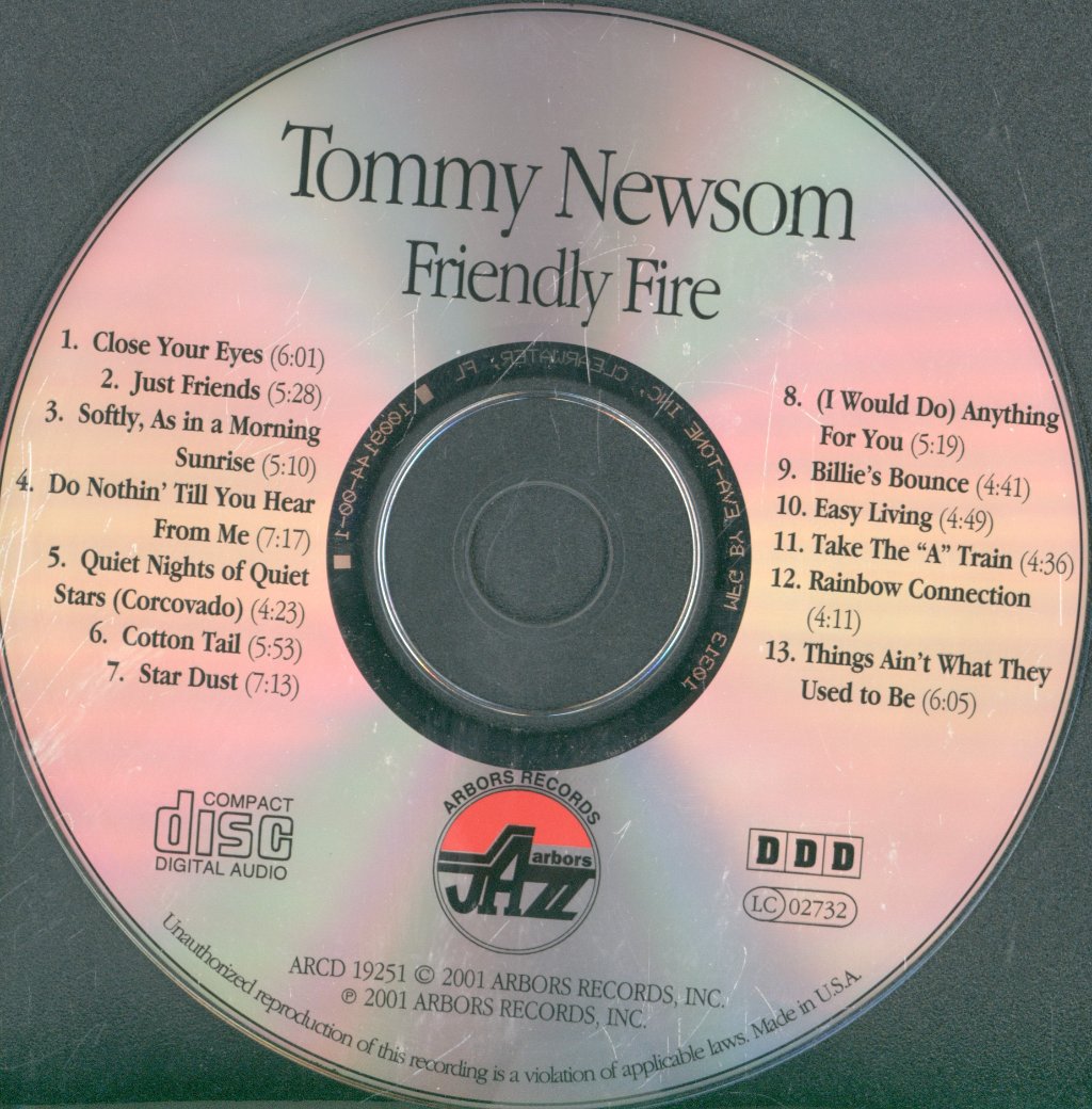 Tommy Newsom - Friendly Fire - Cd
