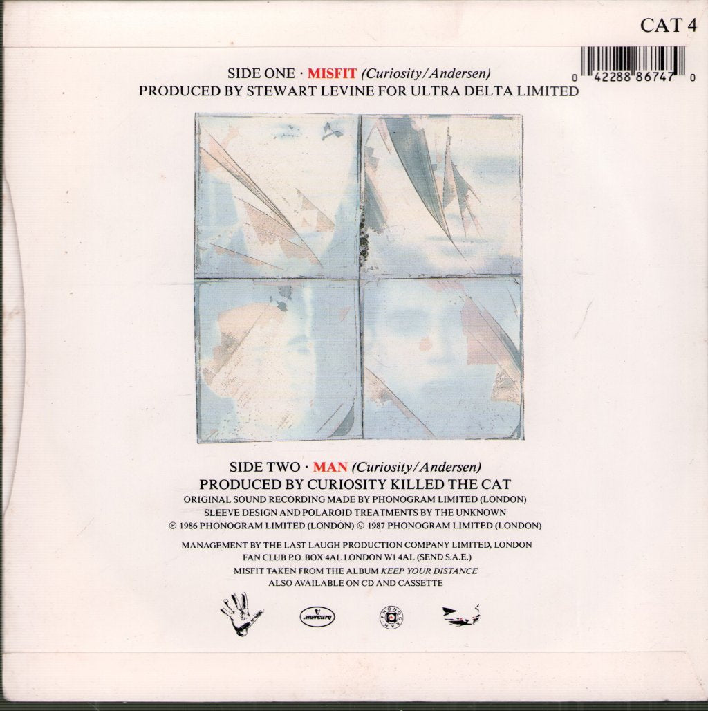 Curiosity Killed The Cat - Misfit - 7 Inch
