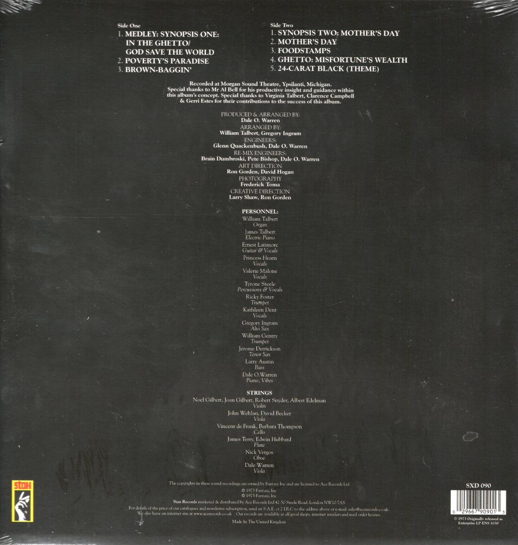 24 Carat Black - Ghetto: Misfortune's Wealth - Lp